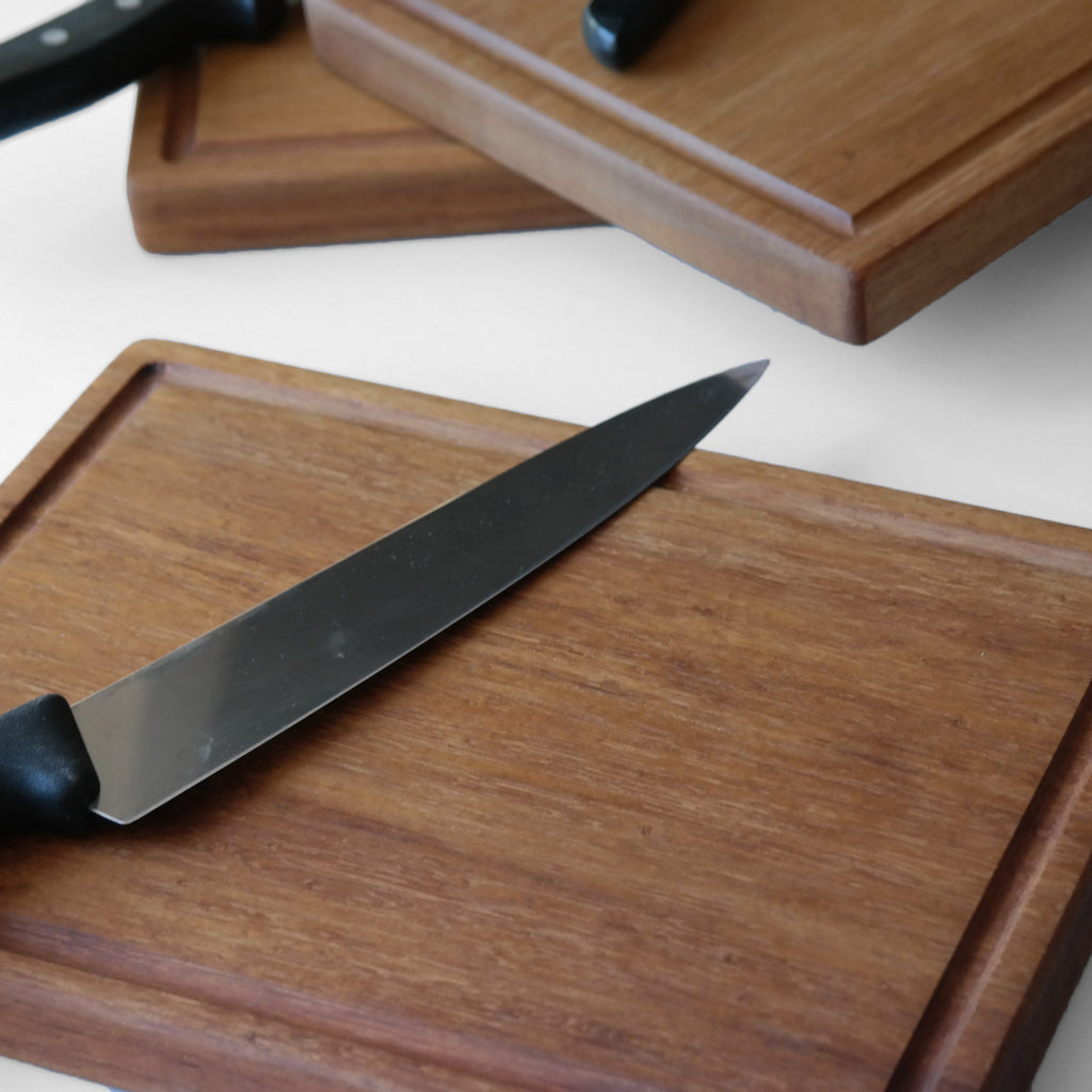 Solid Iroko Handmade Wooden Cutting Board | Presentation, Serving and Decorative Use, Wooden Chopping Board