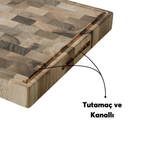 Endgrain Walnut Cutting and Serving Board – Handmade | Special Design for Gastronomy Professionals