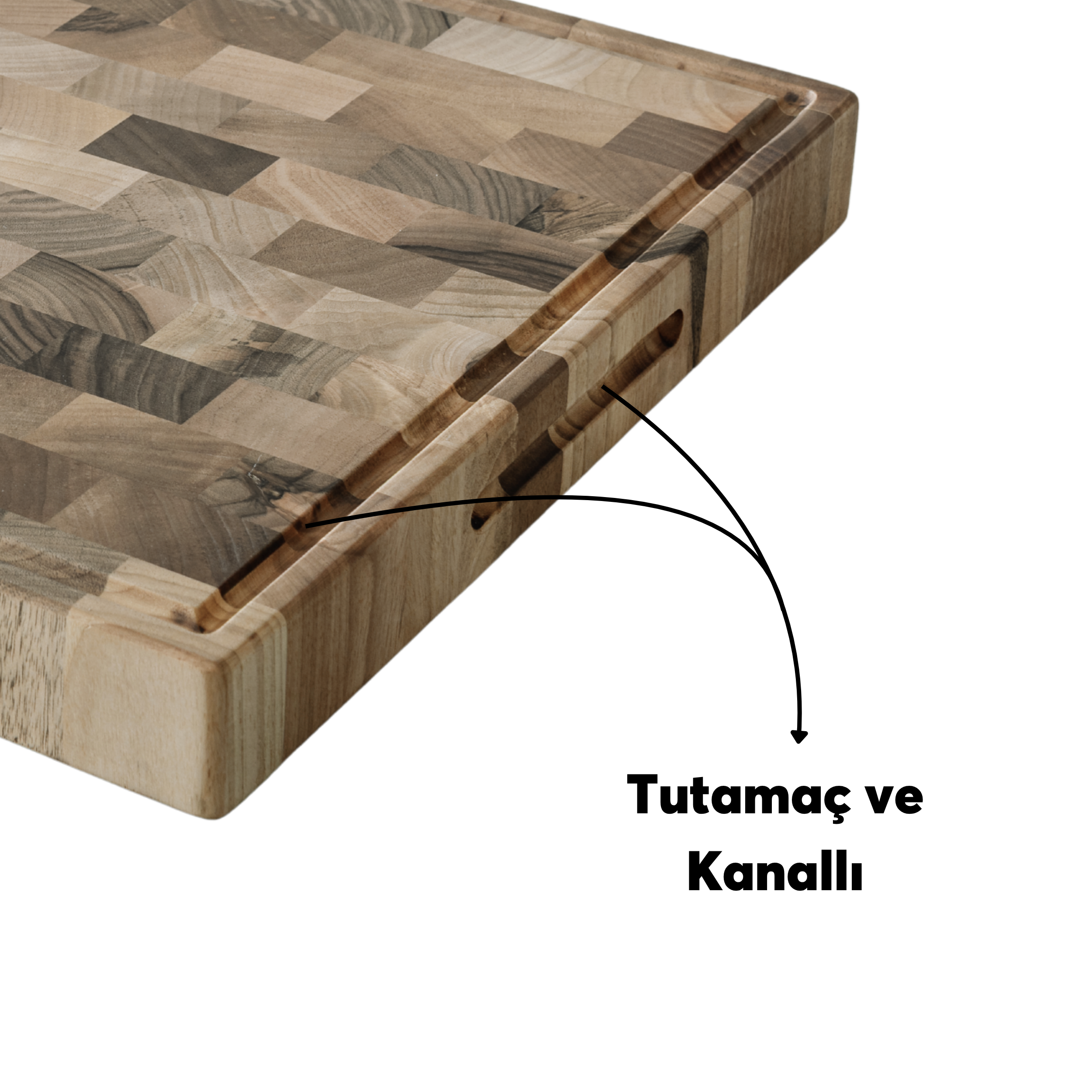 Endgrain Walnut Cutting and Serving Board – Handmade | Special Design for Gastronomy Professionals