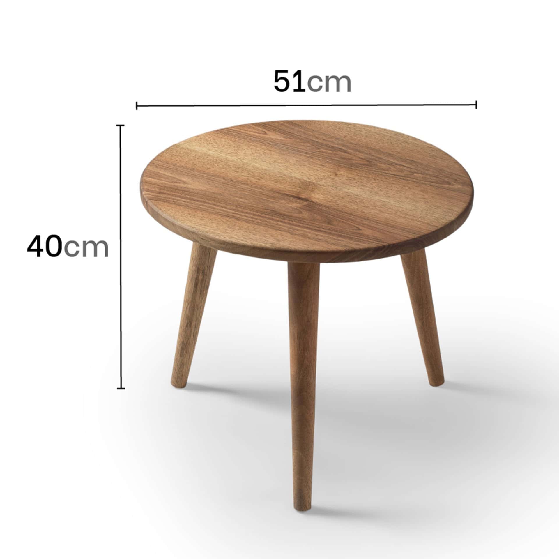 Handmade Natural Walnut Nesting Table Set – Aesthetic and Timeless Elegance