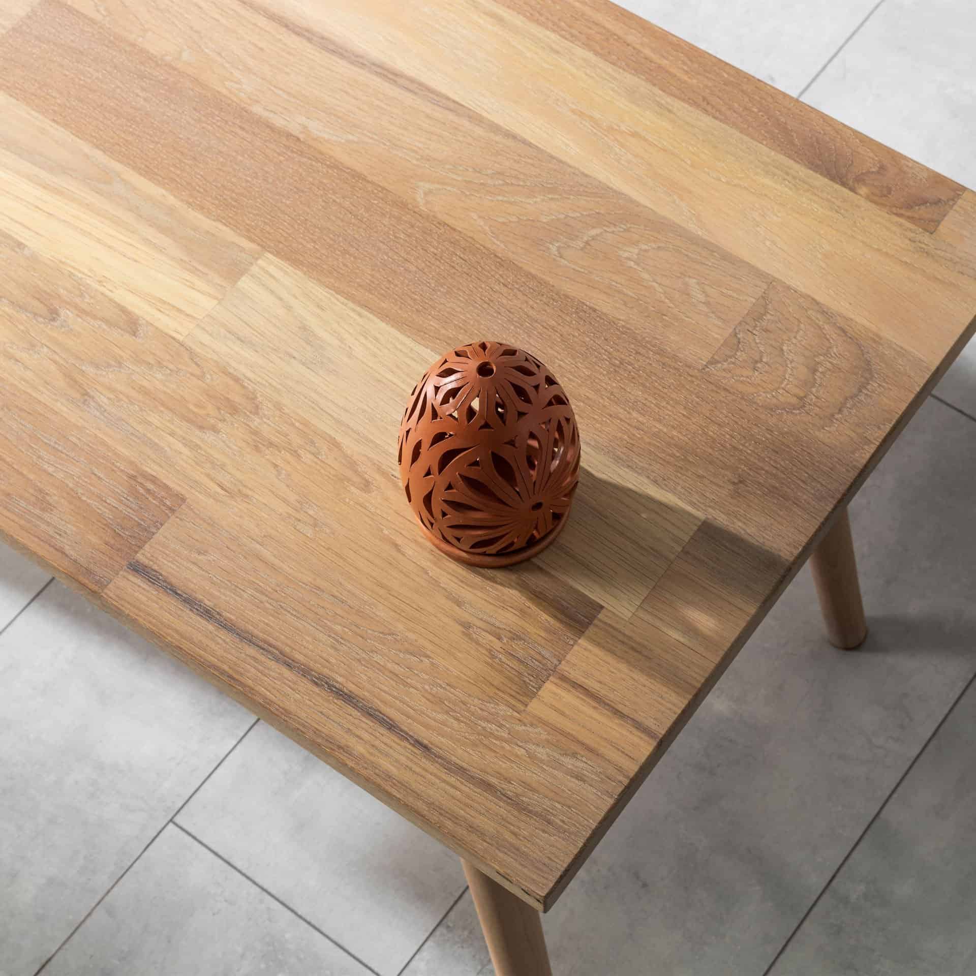 Handmade Oak Center Table Decorative Rectangular Sofa Service Tea Room Living Room Coffee Table