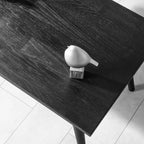 Oak Coffee Table, Black