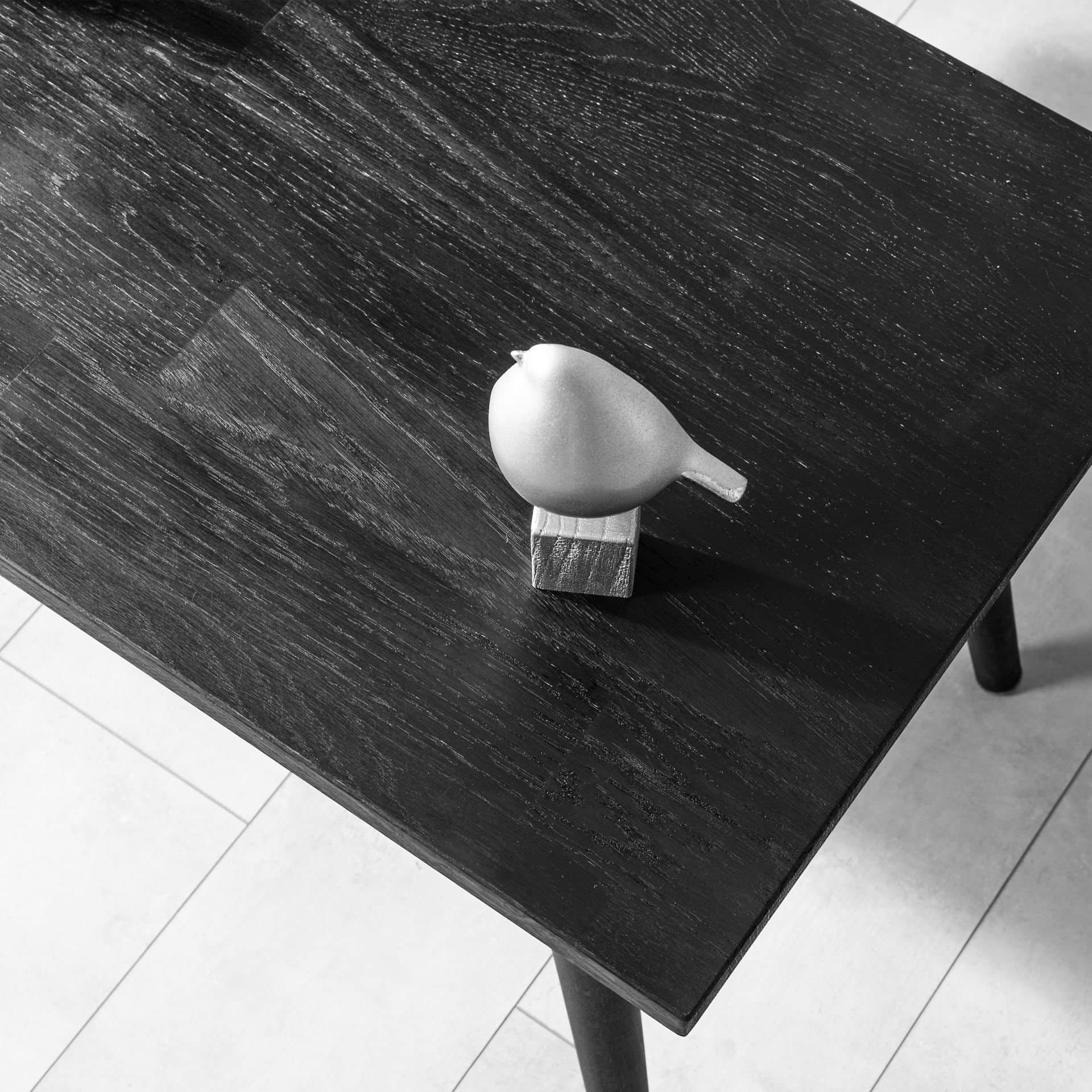 Oak Coffee Table, Black