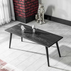 Oak Coffee Table, Black