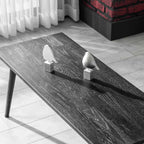 Oak Coffee Table, Black