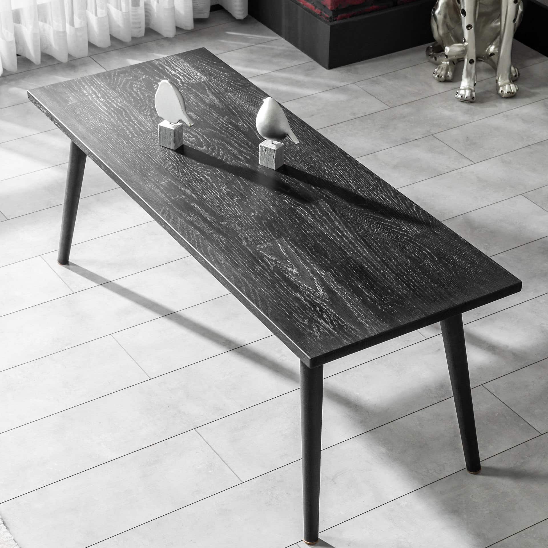 Oak Coffee Table, Black