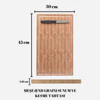 End Grain Oak Cutting and Serving Board – Handmade | Timeless Elegance and Superior Durability 