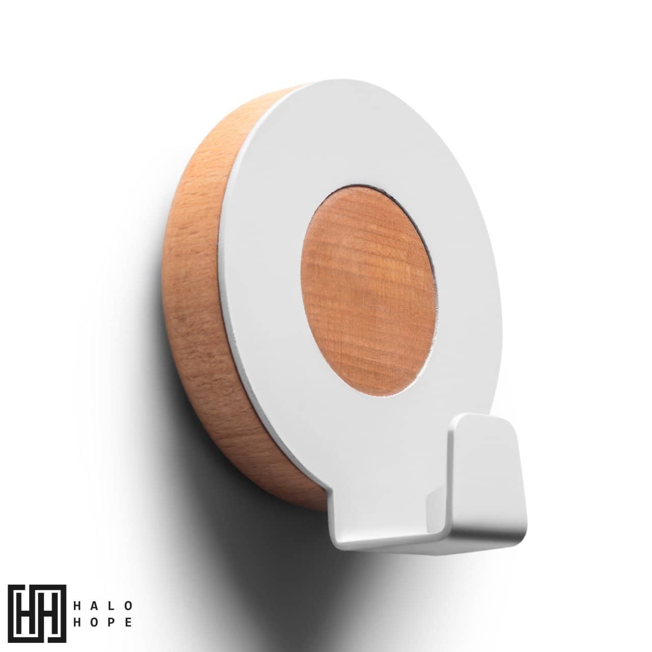 Mana Hanger, White, Oak