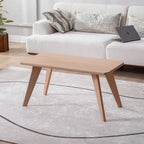 Handmade Oak Center Table Decorative Rectangular Sofa Service Tea Room Living Room Coffee Table