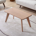 Handmade Oak Center Table Decorative Rectangular Sofa Service Tea Room Living Room Coffee Table
