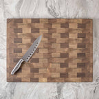 Endgrain Walnut Cutting and Serving Board – Handmade | Special Design for Gastronomy Professionals