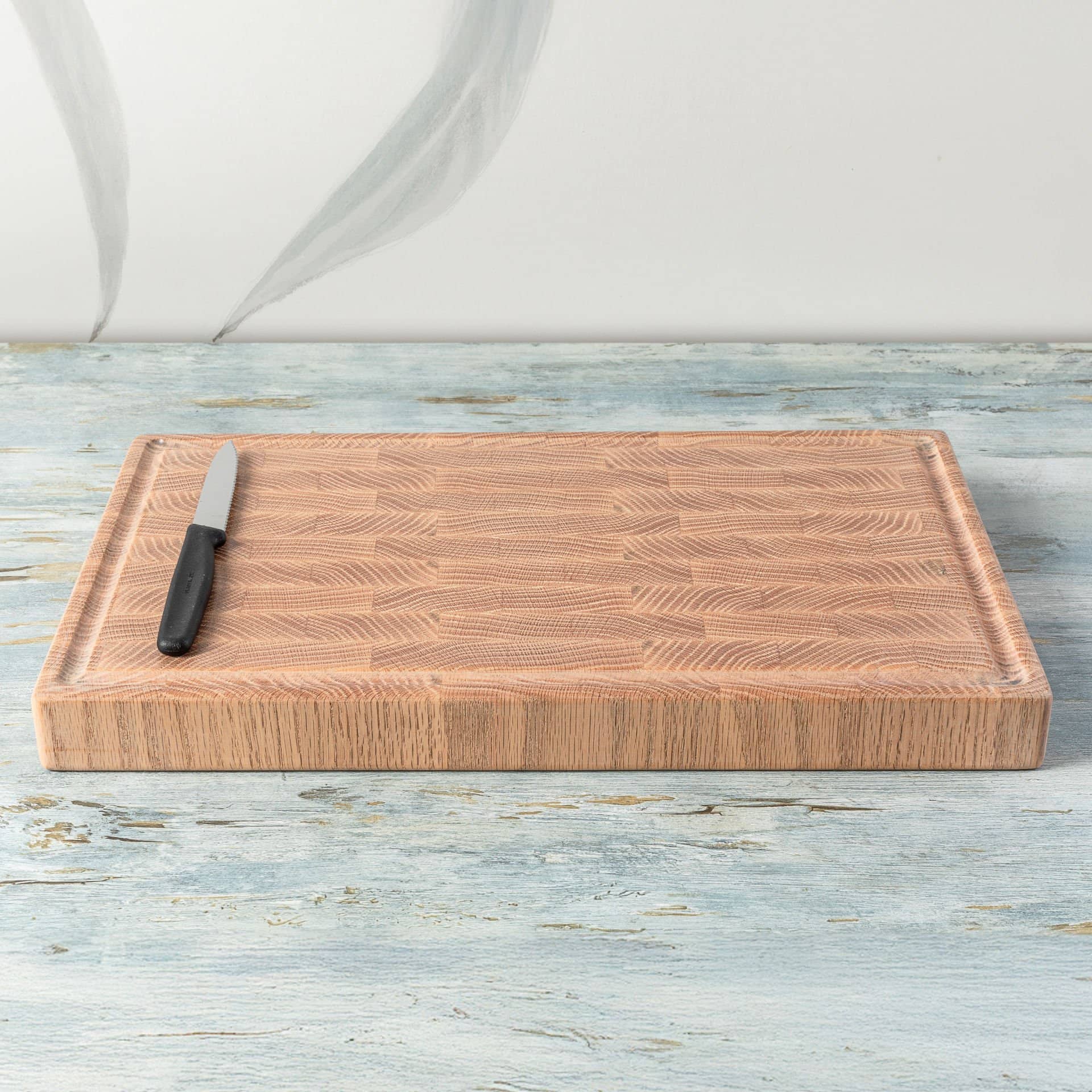 End Grain Oak Cutting and Serving Board – Handmade | Timeless Elegance and Superior Durability 
