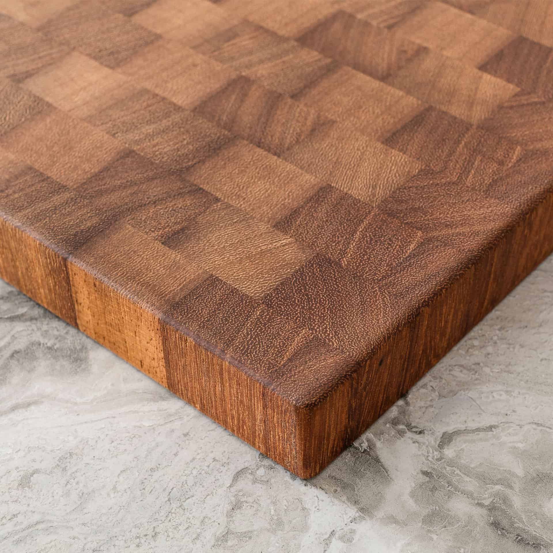 Endgrain Iroko Cutting and Serving Board – Handmade | Aesthetics, Durability and Timeless Design