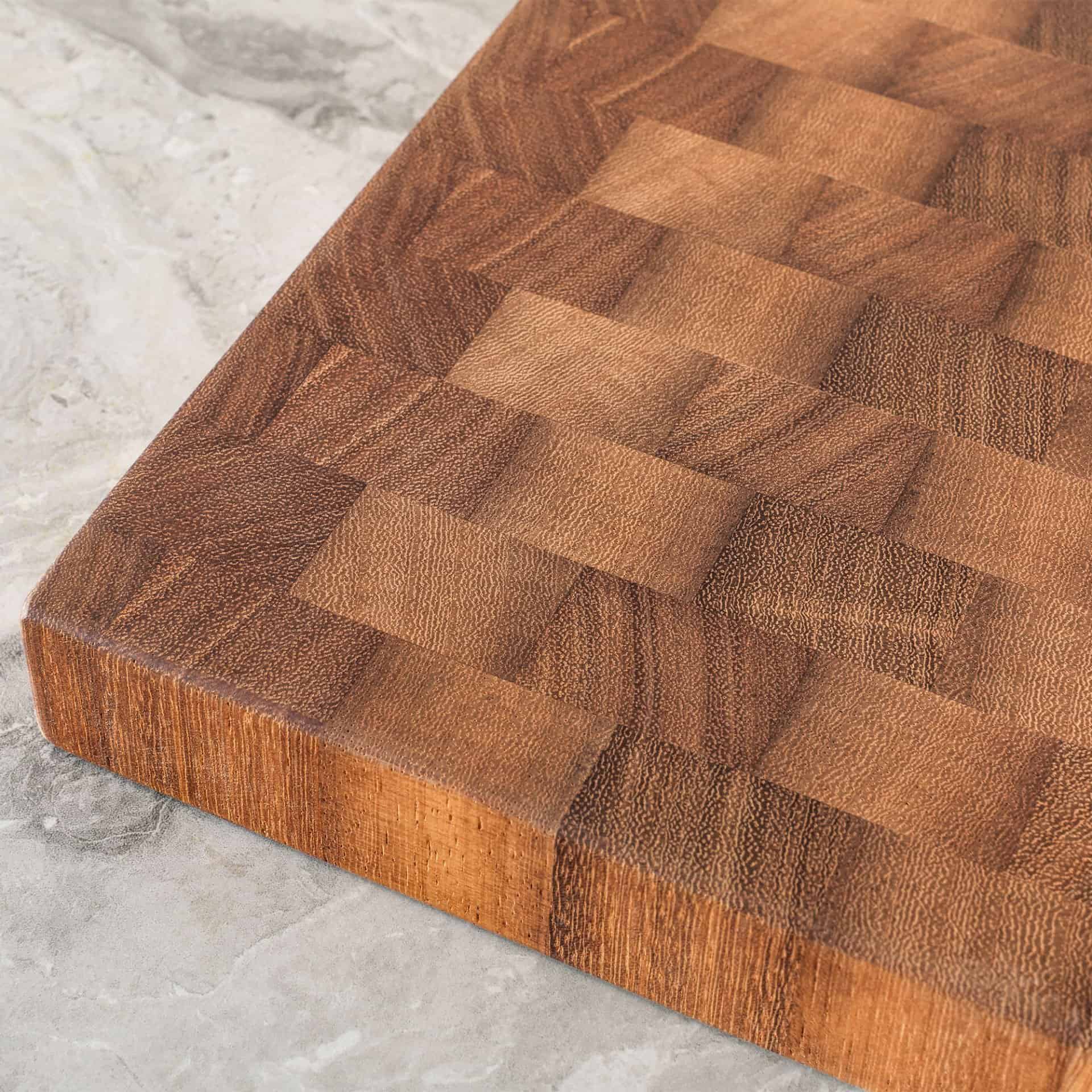 Endgrain Iroko Cutting and Serving Board – Handmade | Aesthetics, Durability and Timeless Design