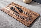 Handmade Natural Walnut Wall Mounted Folding Table Kitchen Balcony Table Laptop Desk 50x90