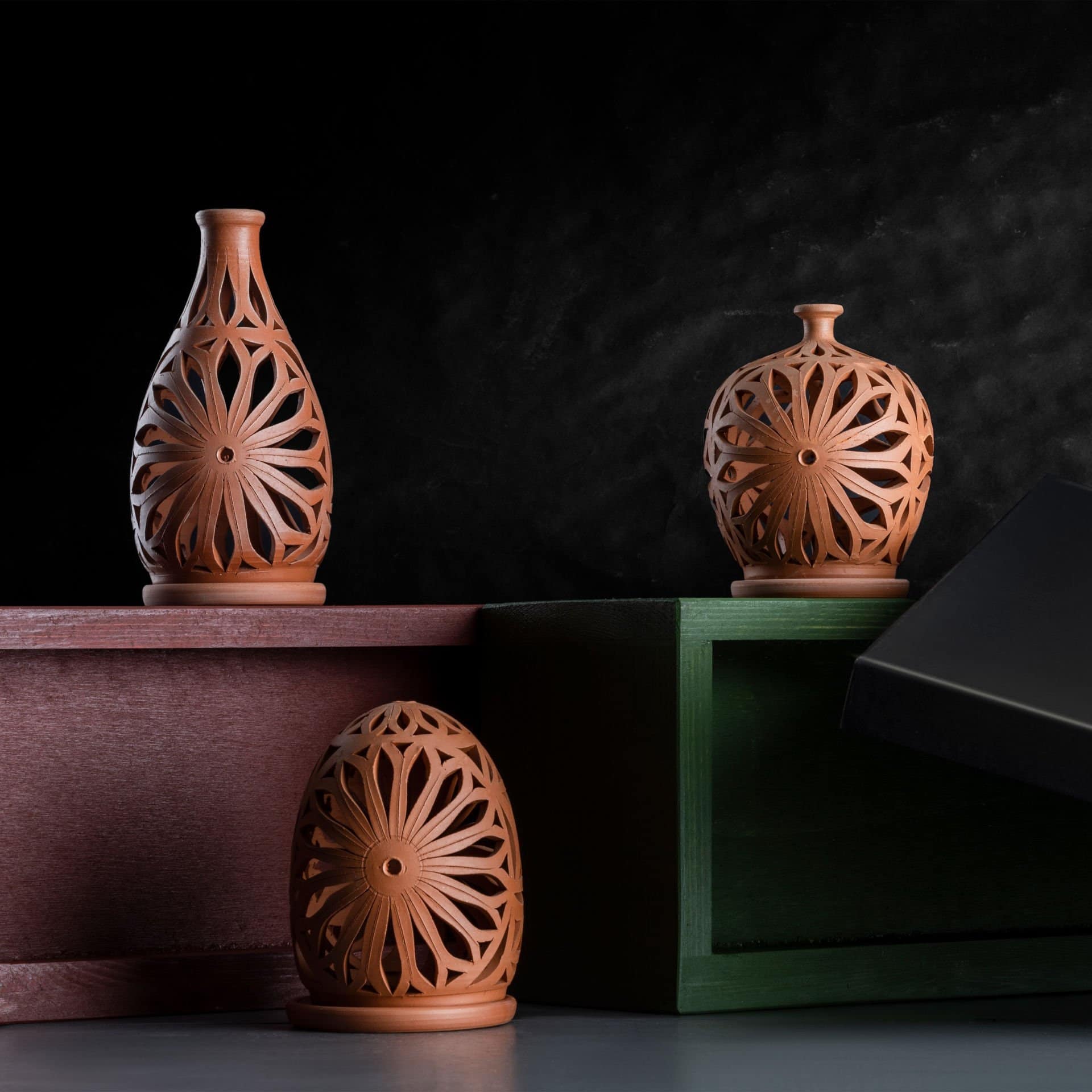 Handmade Ceramic Decorative Candle Holder