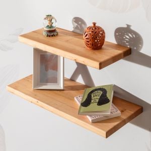 Ahşap Dekoratif Tasarım Duvar Raf Düzenleyici 60x25 cm Açık Kahve-Kütüphane Kitaplık Banyo Ve Mutfak Küçük(Kopya)